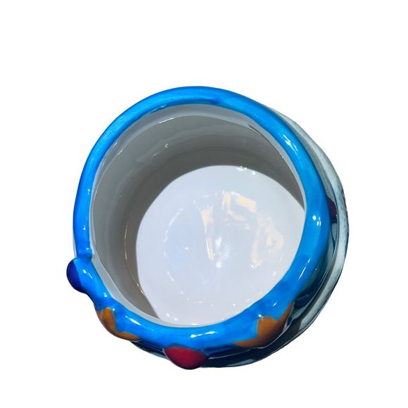 VTG Homespun Holiday Collection Winter Christmas Snowman 10” Cookie‎ Jar w/Box - Picture 10 of 11